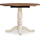  Signature Design by Ashley Round Wirloni Dining Table with Pedestal Base PCD616-15 IMAGE 2