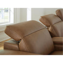 Signature Design by Ashley Magic Man Power Reclining Leather Match 4 pc Sectional PCU1070046A/PCU1070058/PCU1070062/PCU1070077 IMAGE 2