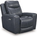  Manufacturer Color_Admiral  -- Signature Design by Ashley Next Move Power Leather Match Recliner IMAGE 1