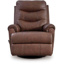  Manufacturer Color_Espresso  -- Signature Design by Ashley Flynwood Swivel Glider Leather Match Recliner IMAGE 3