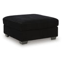  Manufacturer Color_Onyx -- SimpleJoy 2420408 Oversized Accent Ottoman IMAGE 2