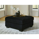  Manufacturer Color_Onyx -- SimpleJoy 2420408 Oversized Accent Ottoman IMAGE 3