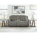  Manufacturer Color_Shadow -- Mixed Motion PC8350518 Power Reclining Loveseat with Console  & Adjutasble Headrest IMAGE 5