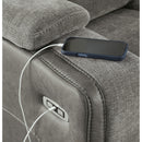  Manufacturer Color_Shadow -- Mixed Motion PC8350518 Power Reclining Loveseat with Console  & Adjutasble Headrest IMAGE 8