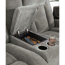  Manufacturer Color_Shadow -- Mixed Motion PC8350518 Power Reclining Loveseat with Console  & Adjutasble Headrest IMAGE 9