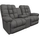  Best Home Furnishings Everlasting Reclining Fabric Loveseat with Console L515RC7 20403D IMAGE 1