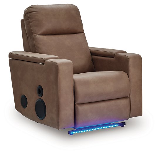 Lorrenton Power Glider Recliner with Audio System - Atchison Furniture Company (Atchison, KS)