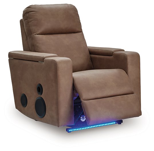 Lorrenton Power Glider Recliner with Audio System - Atchison Furniture Company (Atchison, KS)