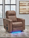 Lorrenton Power Glider Recliner with Audio System - Atchison Furniture Company (Atchison, KS)