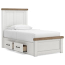  Benchcraft Savonport B4615B18 Twin Panel Bed with Storage IMAGE 5