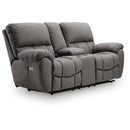  Signature Design by Ashley Bakerstein PC1250318 Power Recliner Loveseat with Console & Adjustable Headrest IMAGE 1