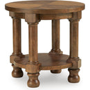  Signature Design by Ashley Chadworth T614-6 Round End Table IMAGE 1