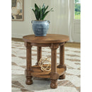  Signature Design by Ashley Chadworth T614-6 Round End Table IMAGE 2
