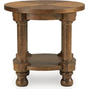  Signature Design by Ashley Chadworth T614-6 Round End Table IMAGE 3