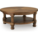  Signature Design by Ashley Chadworth T614-8 Round Cocktail Table IMAGE 1