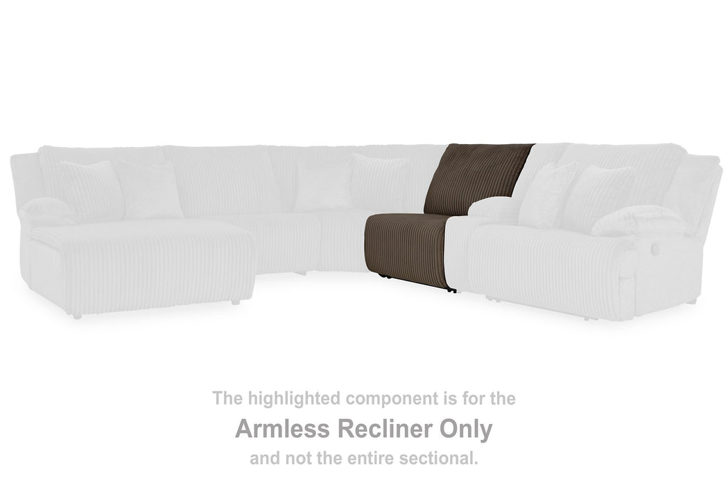 Top Tier Reclining Sectional with Chaise - Atchison Furniture Company (Atchison, KS)
