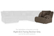 Top Tier Reclining Sectional with Chaise - Atchison Furniture Company (Atchison, KS)