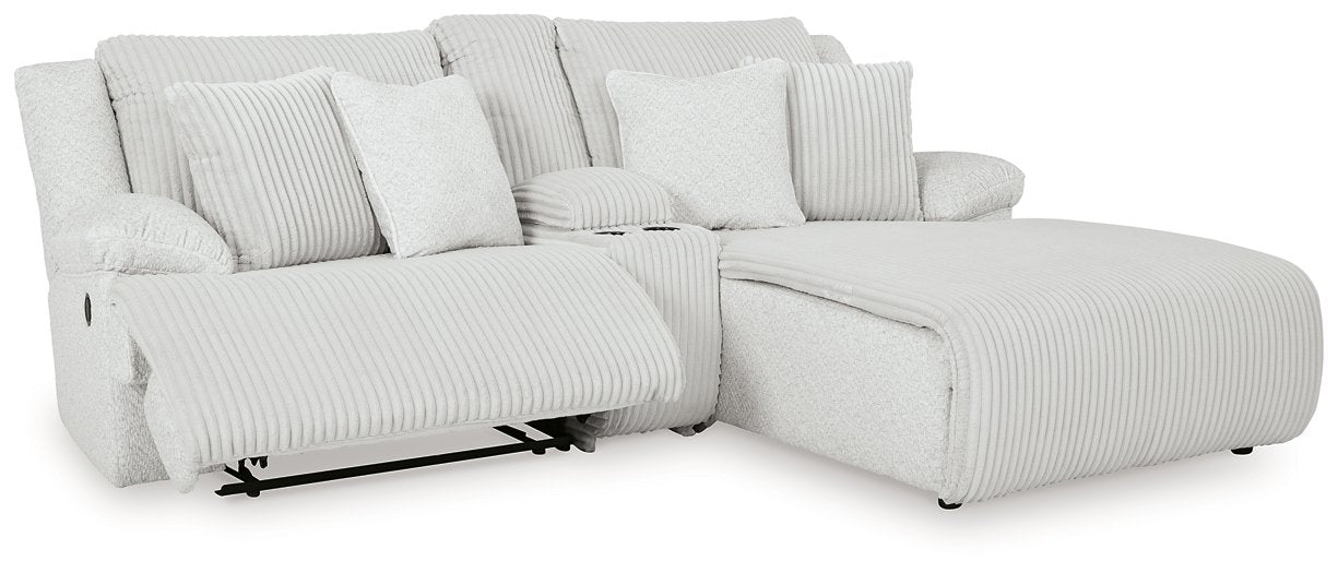 Top Tier Reclining Sectional Sofa with Chaise