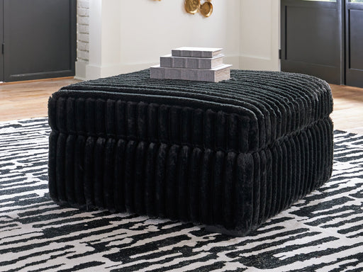 Midnight-Madness Oversized Accent Ottoman - Atchison Furniture Company (Atchison, KS)