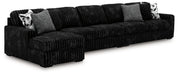 Midnight-Madness Sectional with Chaise - Atchison Furniture Company (Atchison, KS)