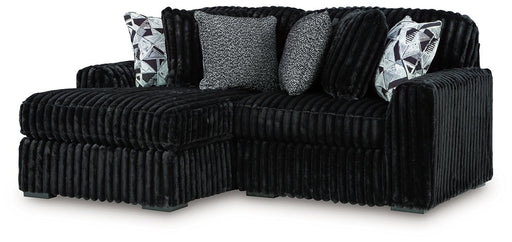 Midnight-Madness Sectional with Chaise - Atchison Furniture Company (Atchison, KS)