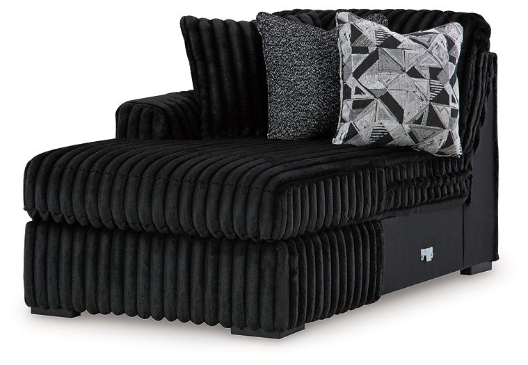 Midnight-Madness Sectional with Chaise - Atchison Furniture Company (Atchison, KS)
