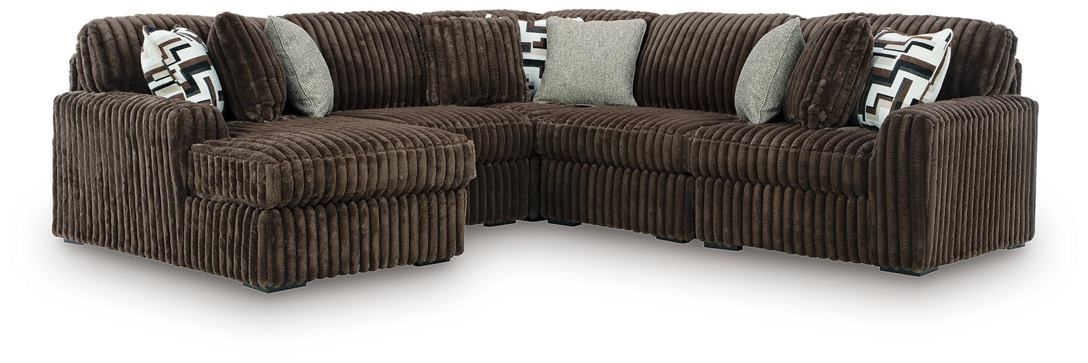 Midnight-Madness Sectional with Chaise - Atchison Furniture Company (Atchison, KS)