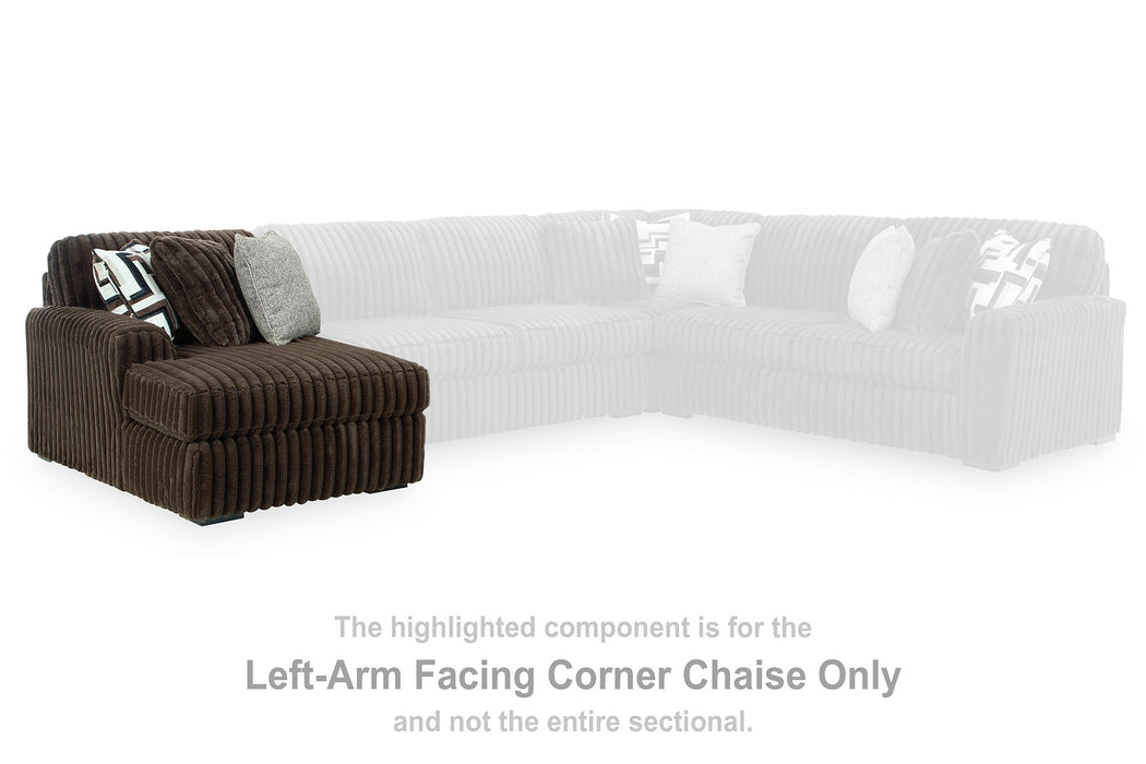 Midnight-Madness Sectional with Chaise - Atchison Furniture Company (Atchison, KS)