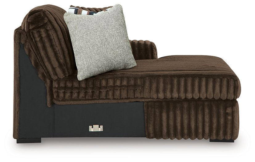 Midnight-Madness Sectional with Chaise - Atchison Furniture Company (Atchison, KS)