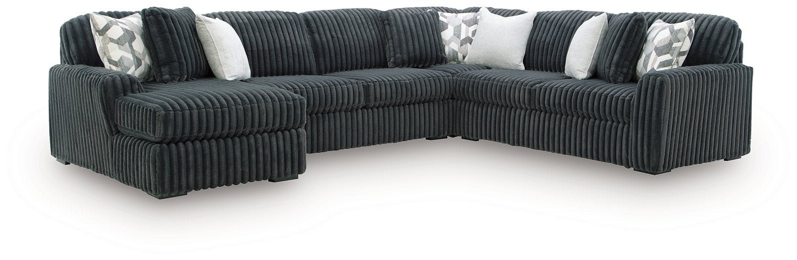 Midnight-Madness Sectional with Chaise - Atchison Furniture Company (Atchison, KS)