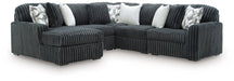 Midnight-Madness Sectional with Chaise - Atchison Furniture Company (Atchison, KS)