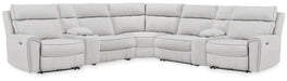 Social Pointe Reclining Sectional with Storage Consoles - Atchison Furniture Company (Atchison, KS)
