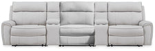 Social Pointe Reclining Sectional with Storage Consoles - Atchison Furniture Company (Atchison, KS)