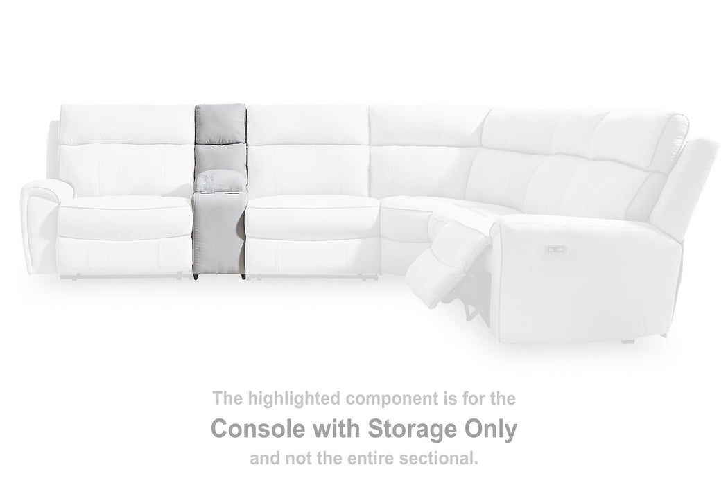 Social Pointe Reclining Sectional with Storage Consoles - Atchison Furniture Company (Atchison, KS)