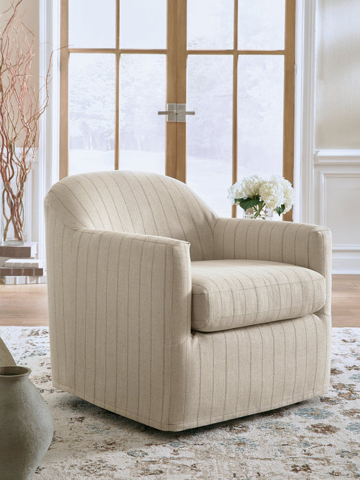 Valwick Swivel Accent Chair - Atchison Furniture Company (Atchison, KS)