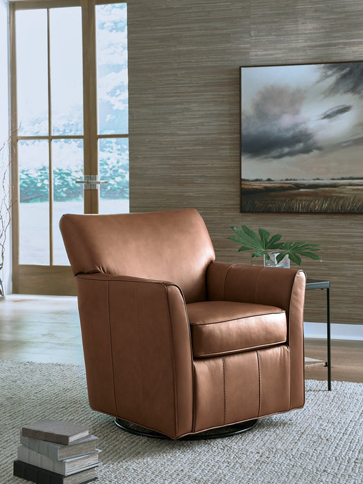 Braydunn Swivel Glider Accent Chair - Atchison Furniture Company (Atchison, KS)