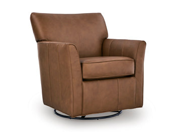 Braydunn Swivel Glider Accent Chair - Atchison Furniture Company (Atchison, KS)