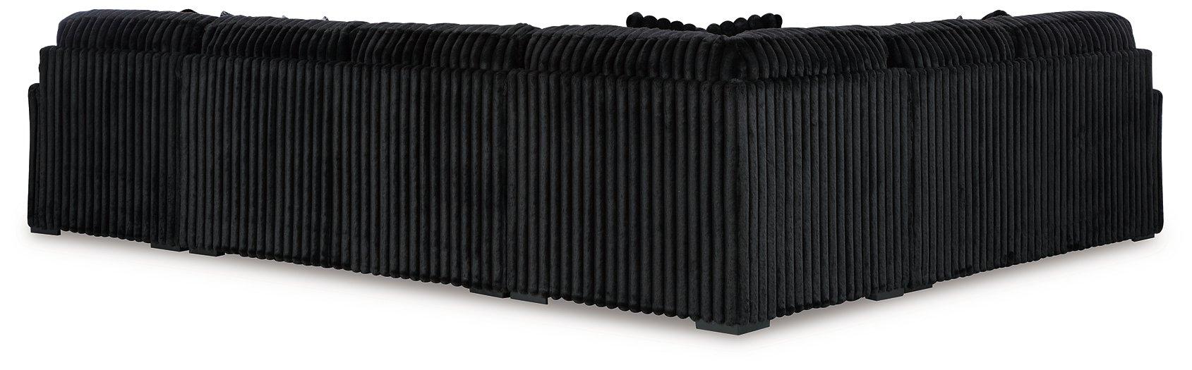 Midnight-Madness Sectional with Chaise - Atchison Furniture Company (Atchison, KS)