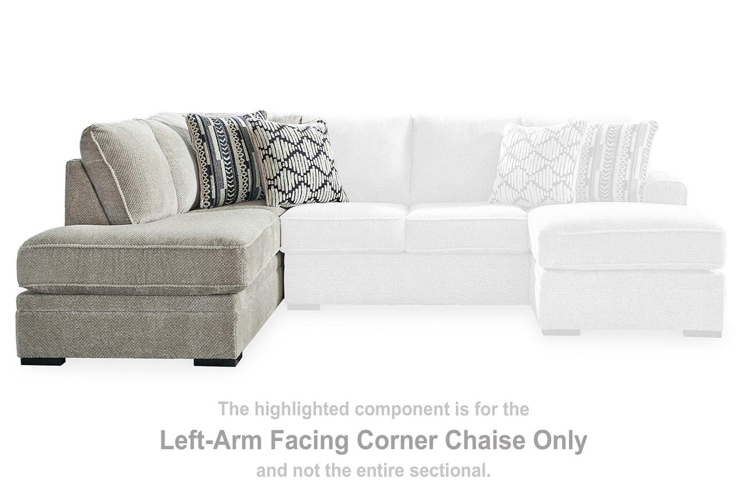 Calnita Sectional with Chaise - Atchison Furniture Company (Atchison, KS)