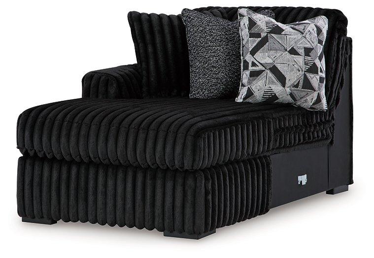 Midnight-Madness Sectional with Chaise - Atchison Furniture Company (Atchison, KS)