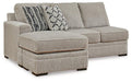 Calnita Sectional with Chaise - Atchison Furniture Company (Atchison, KS)