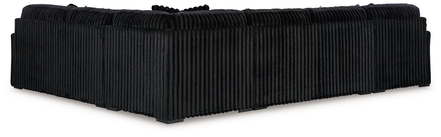 Midnight-Madness Sectional with Chaise - Atchison Furniture Company (Atchison, KS)