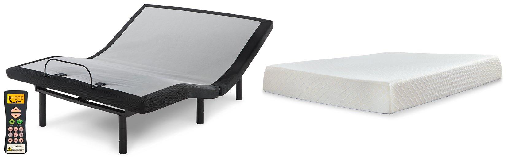 10 Inch Chime Memory Foam Mattress Set - Atchison Furniture Company (Atchison, KS)