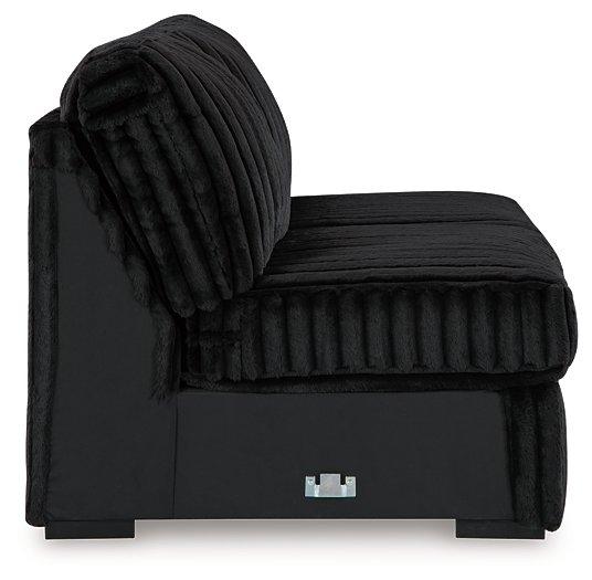 Midnight-Madness Sectional with Chaise - Atchison Furniture Company (Atchison, KS)