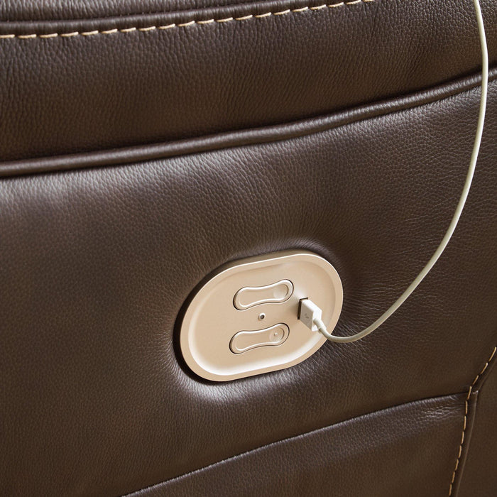 Dunleith Power Reclining Sectional Loveseat - Atchison Furniture Company (Atchison, KS)