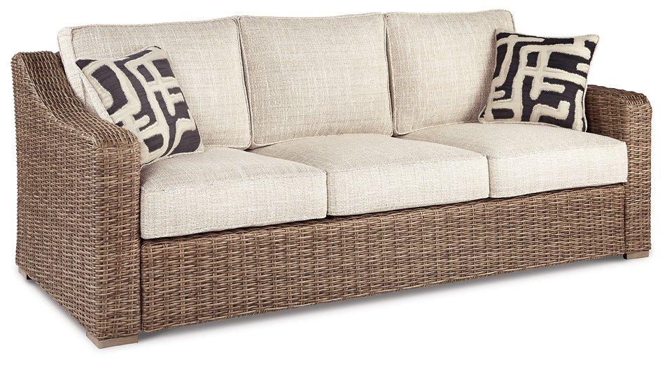 Beachcroft Beachcroft Nuvella Sofa with Coffee and End Table