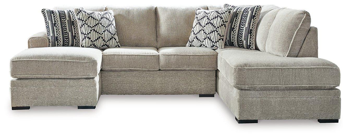 Calnita Sectional with Chaise - Atchison Furniture Company (Atchison, KS)