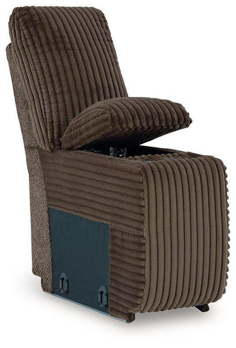 Top Tier Reclining Sectional with Chaise - Atchison Furniture Company (Atchison, KS)