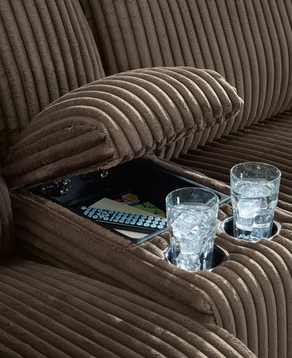 Top Tier Reclining Sectional with Chaise - Atchison Furniture Company (Atchison, KS)