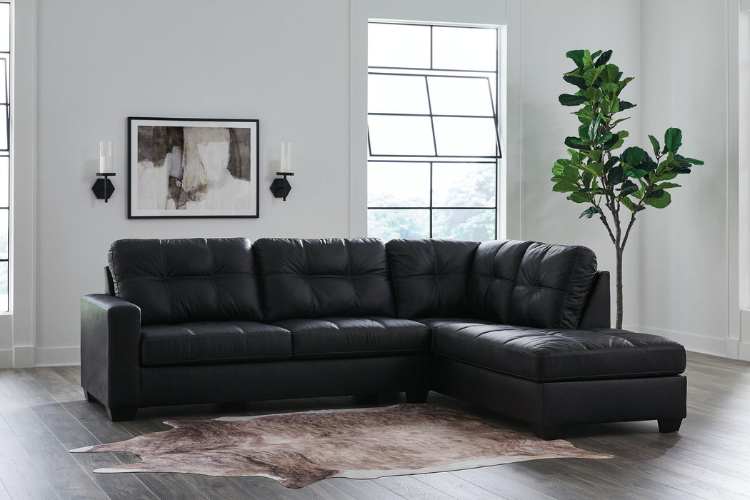 Barlin Mills Sectional with Chaise - Atchison Furniture Company (Atchison, KS)